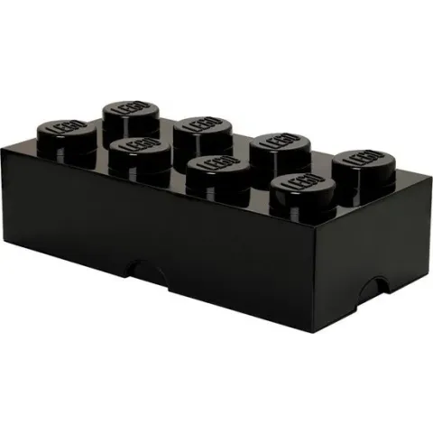 LEGO Brick 8 Opbergbox - 12L - Kunststof – Zwart