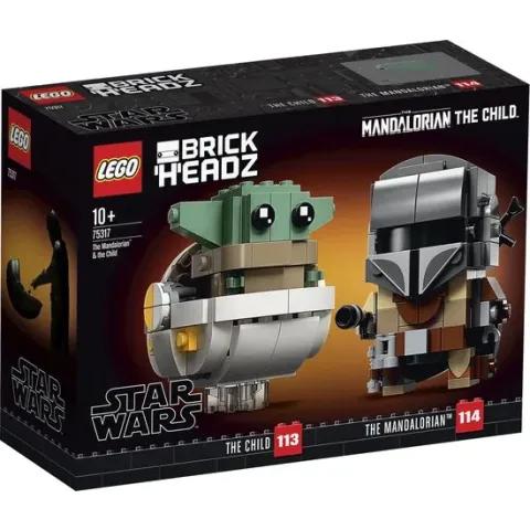 LEGO BrickHeadz Star Wars De Mandalorian & Baby Yoda - 75317