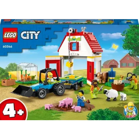 LEGO City Farm Schuur en boerderijdieren - 60346