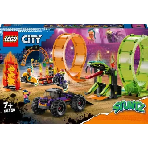 LEGO City Stuntz Dubbele looping stuntarena - 60339