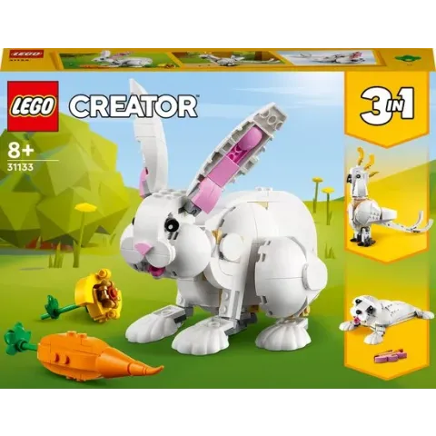 LEGO Creator 3-in-1 Wit Konijn - 31133
