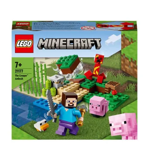 LEGO Minecraft De Creeper hinderlaag 21177