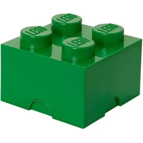 Lego Storage brick - Donker groen - 25 cm x 25 cm - 18 cm - 6L
