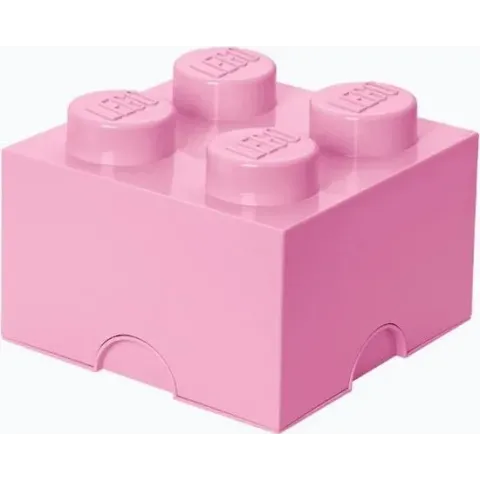 LEGO Storage Brick Opbergbox - 6L - Kunststof - Licht Roze