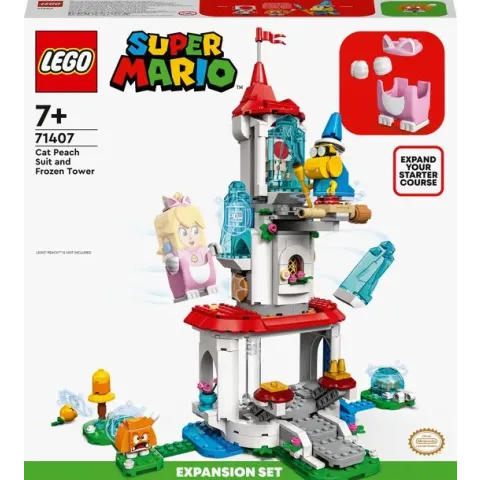 LEGO Super Mario Uitbreidingsset: Kat-Peach-uitrusting en IJstoren - 71407