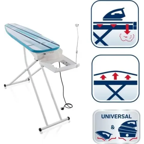Leifheit Air Active M Strijkplank - 118 x 38 cm strijkvlak