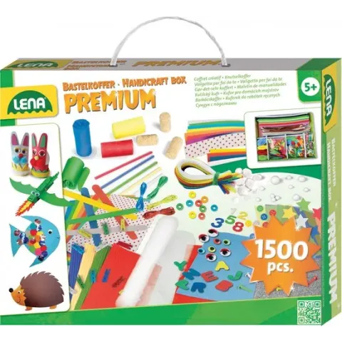 Lena Knutselset Premium Junior 38 Cm Karton Groen 1300-delig