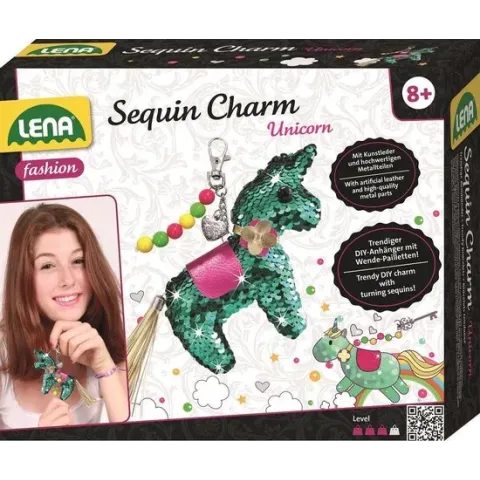 Lena Sequin Charm Unicorn