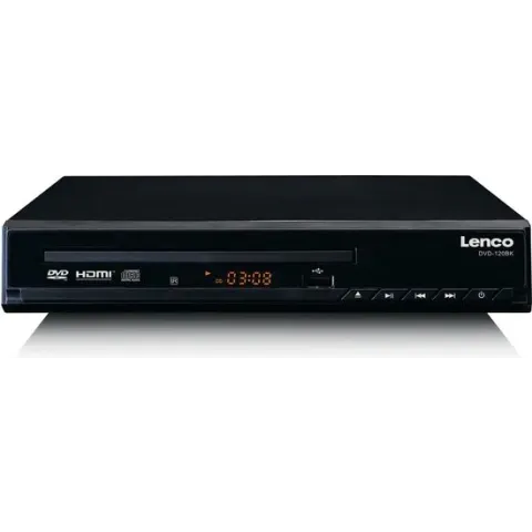 Lenco DVD-120BK - Draagbare DVD speler - Zwart