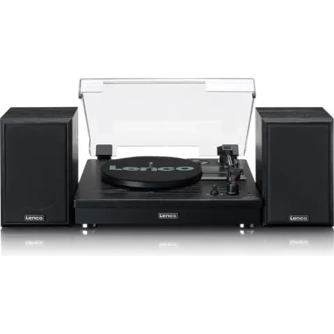 Lenco - LS-101BK - Platenspeler met Bluetooth - Inclusief Speakers - Stereo - Zwart