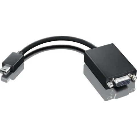 Lenovo 0A36536 kabeladapter/verloopstukje mini-DisplayPort VGA Zwart