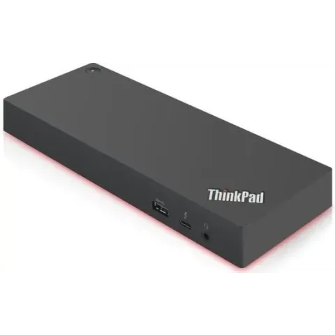 Lenovo 40AN0135EU notebook dock & poortreplicator Bedraad Thunderbolt 3 Zwart, Rood