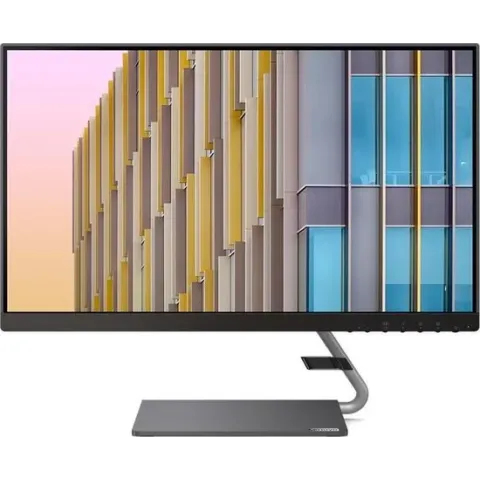Lenovo Q24h 60,5 cm (23.8") 2560 x 1440 Pixels Quad HD LED Grijs