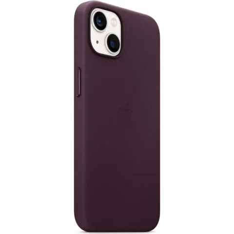 Leren hoesje met MagSafe voor iPhone 13 - Donkere kers