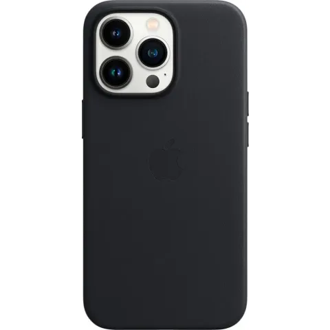 Leren hoesje met MagSafe voor iPhone 13 Pro - Middernacht