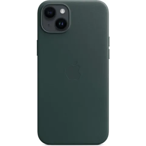 Leren hoesje met MagSafe voor iPhone 14 Plus - Bosgroen