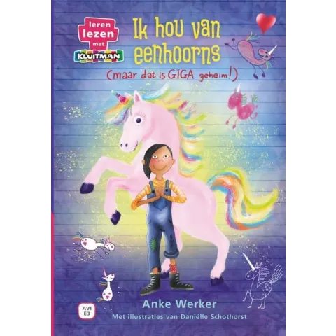 Leren lezen met Kluitman  -   Ik hou van eenhoorns