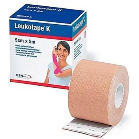 Leukotape K - Elastische Tape - 5 m x 5,0 cm - Huidkleur