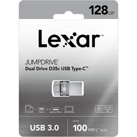Lexar 128GB Dual Type-C and Type-A USB 3.0
