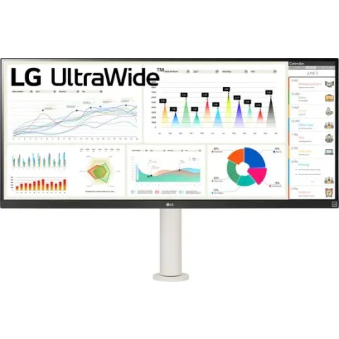 LG Ergo 34WQ680-W - Ultrawide FHD Monitor - USB-C 65W - 34 inch