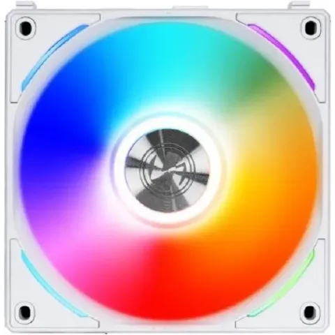 Lian Li UNI FAN AL120 RGB - Ventilatorhuis - 120 mm - Dual Light Loop - RGB - wit