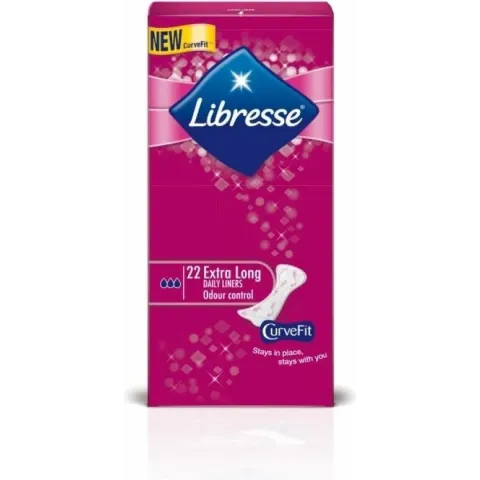 Libresse Extra Long - 22 stuks - Inlegkruisjes