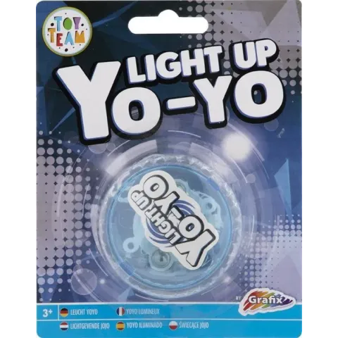 Lichtgevende jojo - Blauw - Cadeau voor kinderen - Grafix