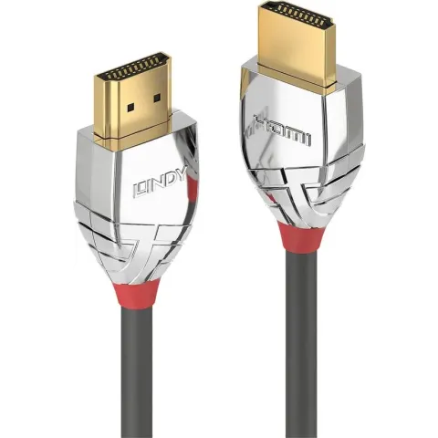 LINDY HDMI Cable 0.50 m 37870 Grey [1x HDMI plug - 1x HDMI plug]