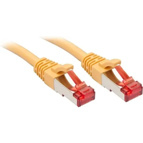 Lindy RJ-45, cat. 6 S/FTP, 10 m netwerkkabel Cat6 S/FTP (S-STP) Geel