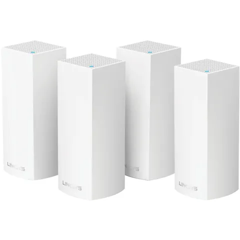 Linksys Velop tri-band Mesh Wifi (4-pack wit) - 2017