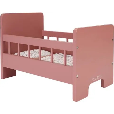 Little Dutch - houten Poppenbedje - incl. textiel