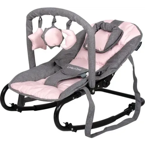Little World Wipstoel Starwing Grey Pink