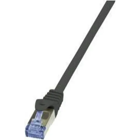 LogiLink 1m Cat7 S/FTP netwerkkabel S/FTP (S-STP) Zwart