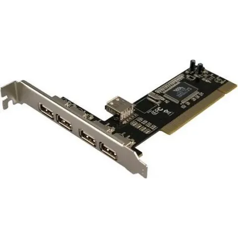 LogiLink 4+1-port USB 2.0 PCI Card USB 2.0 interfacekaart/-adapter