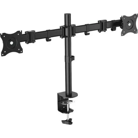 LogiLink BP0022 flat panel bureau steun 68,6 cm (27'') Klem/doorvoer Zwart