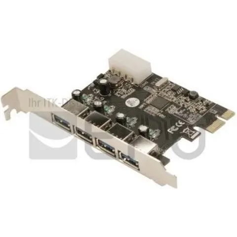 LogiLink PC0057A interfacekaart/-adapter Intern USB 3.0