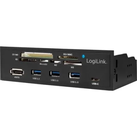 LogiLink UA0341 geheugenkaartlezer Intern Zwart SATA