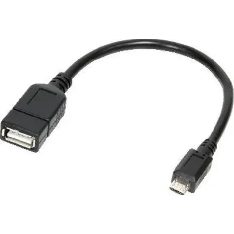 Logilink - USB 2.0 A Female naar USB 2.0 Micro Male - 0.2 m