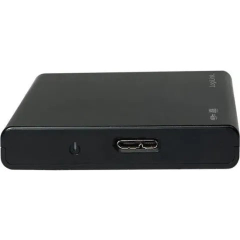 LogiLink USB 3.0 2,5" Extern. Super Slim, screwless, zwart