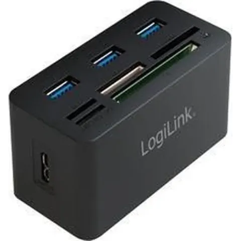 LogiLink USB 3.0 Hub mit All-in-one Card Reader