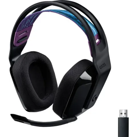 Logitech G535 LIGHTSPEED - Gaming headset - Draadloos - Zwart