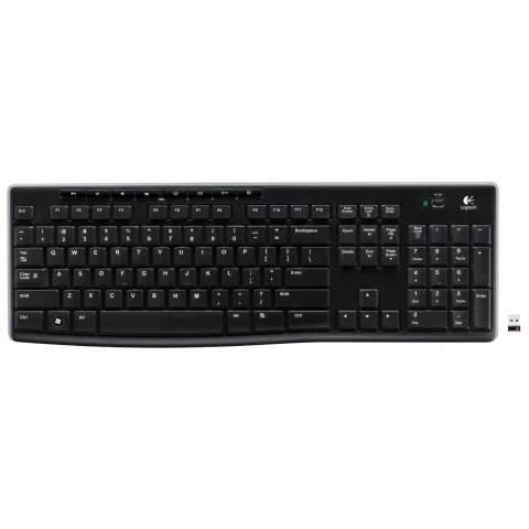 Logitech K270 Wireless Keyboard (Qwerty) Toetsenbord Zwart