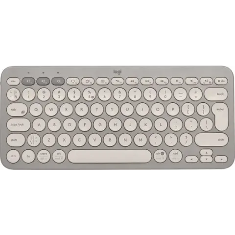 Logitech K380 - Draadloos Bluetooth Toetsenbord - Qwerty - Sand