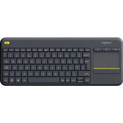 Logitech K400 Plus toetsenbord RF Draadloos AZERTY Belgisch Zwart