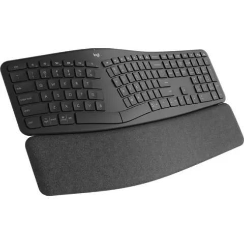 Logitech K860 ERGO Qwerty - Draadloos Ergonomisch Toetsenbord met Polssteun