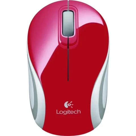 Logitech M187 - Draadloze Mini Muis - Rood