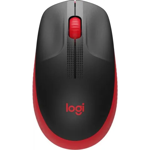 Logitech M190 Full-size wireless mouse - RED