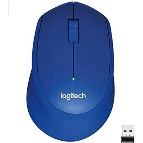 Logitech M330 - Silent Plus Draadloze Muis - Blauw