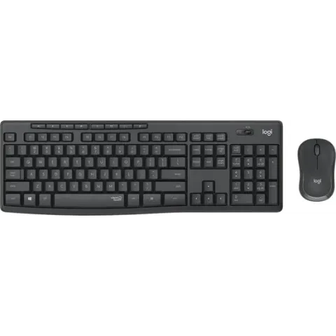 Logitech MK295 Silent - Draadloze muis- en toetsenbordcombinatie - QWERTY US-Layout / Graphite