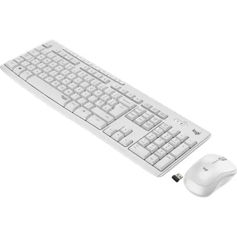 Logitech MK295 Silent - Draadloze muis- en toetsenbordcombinatie - US-Layout / Wit